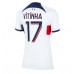 Paris Saint-Germain Vitinha Ferreira #17 Dámské Venkovní Dres 2023-24 Krátkým Rukávem